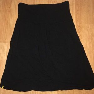 Yoga pant material skirt